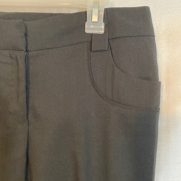Suzy Shier Zip-Front Trousers Black Ladies 9/10 - Picture 7 of 15